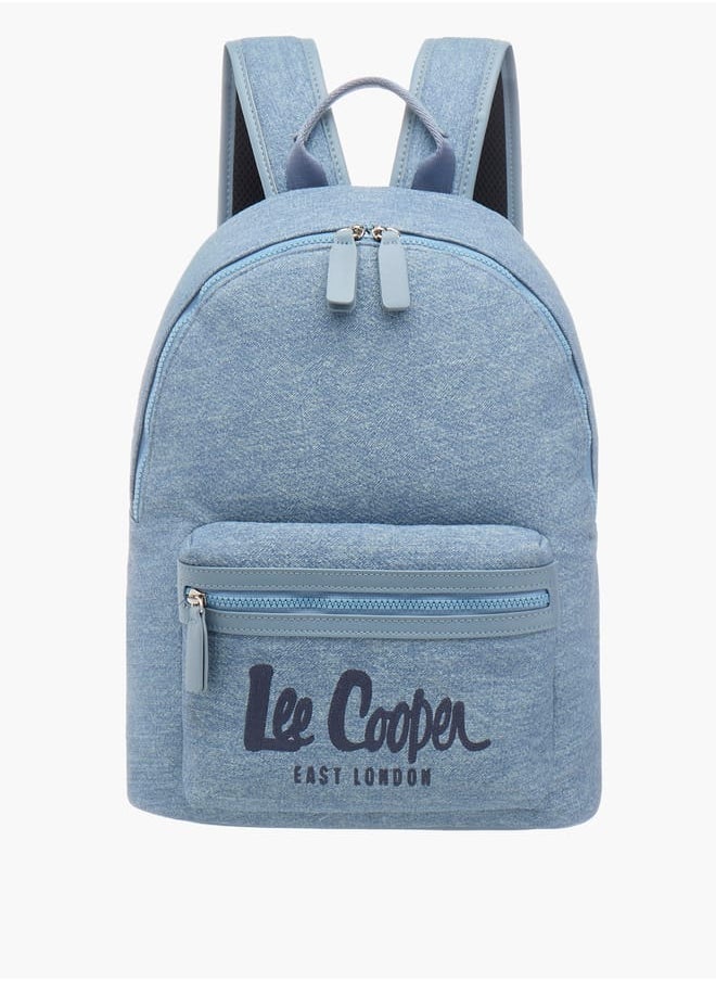 Lee Cooper Women Solid Backpack with Adjustable Straps and Zip Closure  - Image 1