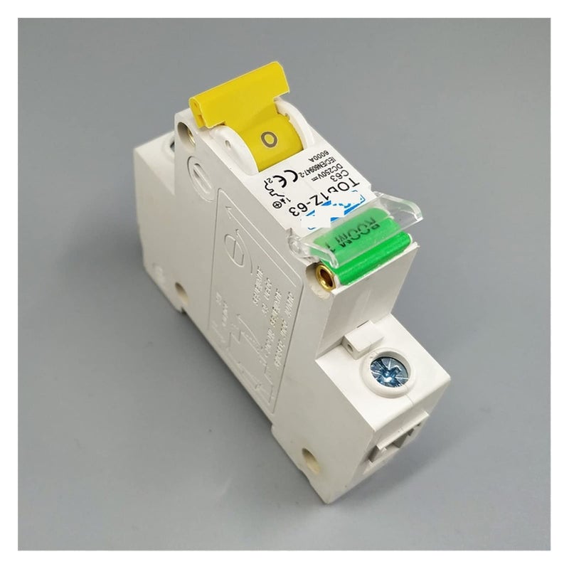 1P 20A DC 250V C Curve MCB Single Pole Circuit Breaker for PV Solar System - Image 5