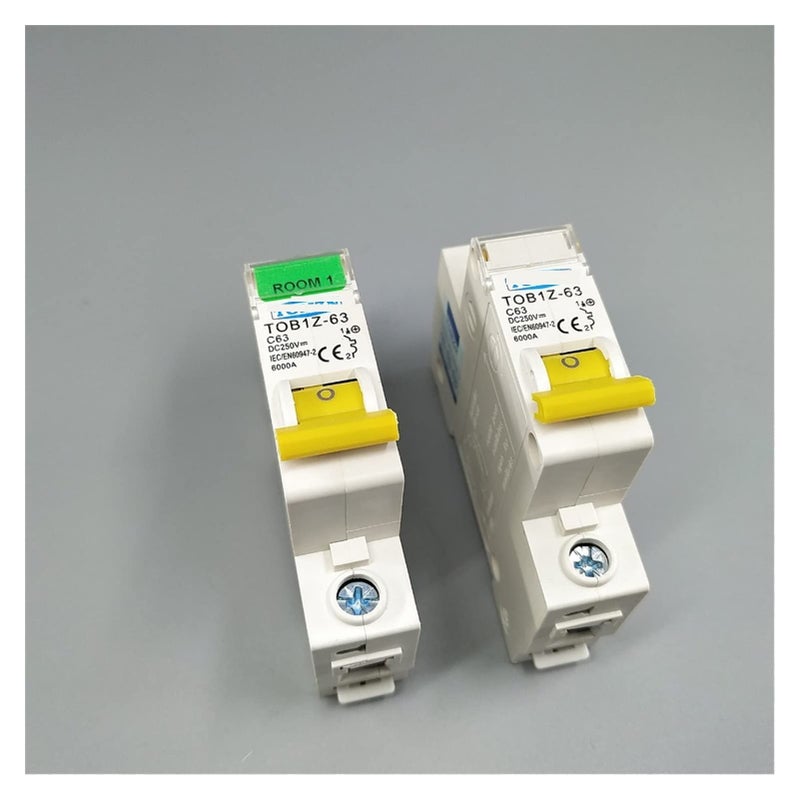 1P 20A DC 250V C Curve MCB Single Pole Circuit Breaker for PV Solar System - Image 4