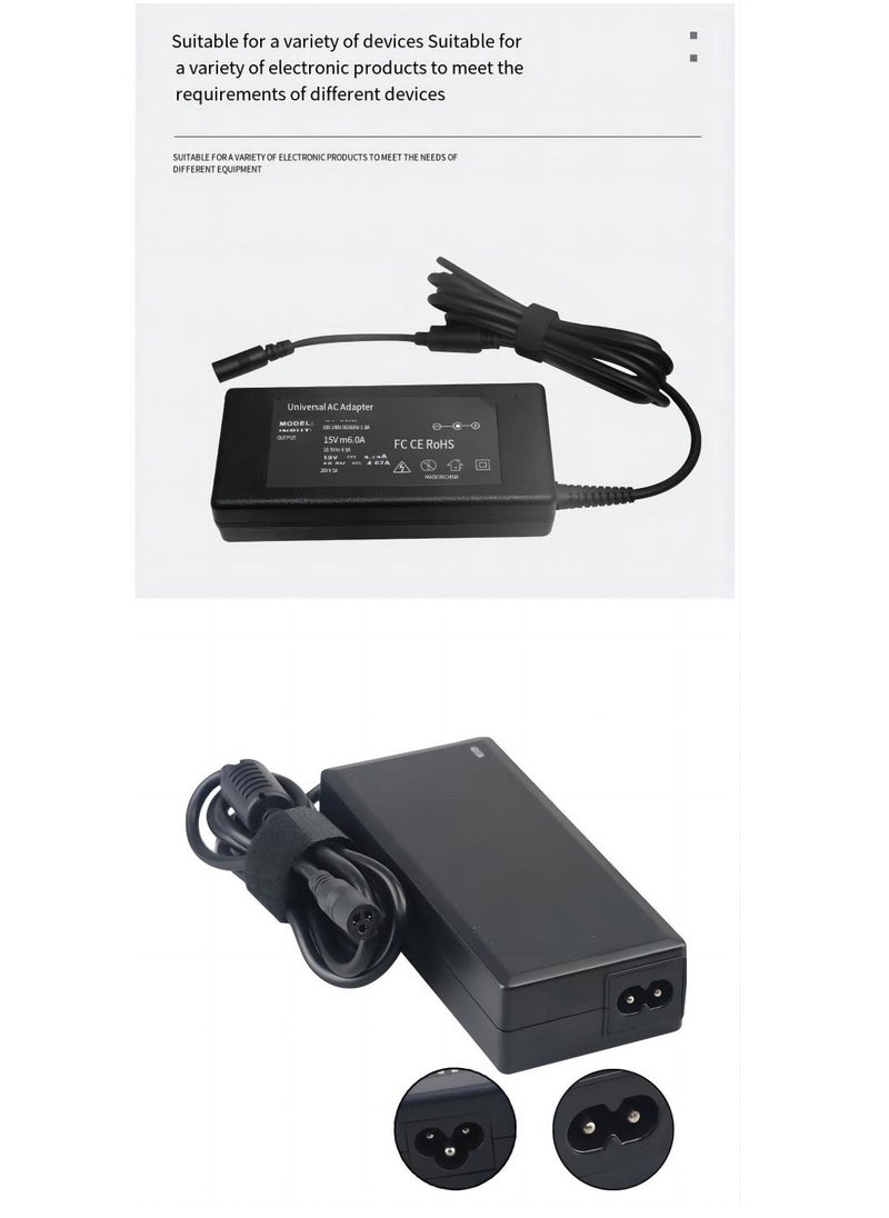Generic 90W Univeral Laptop Charger, 15V-20V Power Supply with 16 Connectors, Compatible with 65W 45W AC Adapter for Notebook ACER, ASUS, HP, LENOVO ThinkPad, SAMSUNG, SONY TOSHIBA  - Image 3