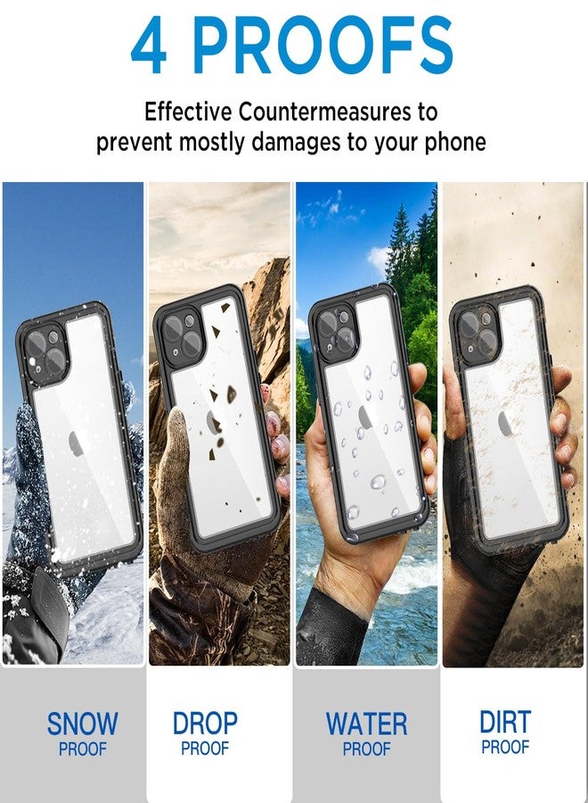 ايه اي كيس جراب AICase المقاوم للماء لهاتف iPhone 15 Plus (6.7 بوصة)، مقاوم للثلج والغبار والصدمات، حاصل على شهادة IP68 لحماية كاملة للجسم، غطاء واقٍ محكم الإغلاق تحت الماء لهاتف iPhone 15 Plus (6.7 بوصة). - Image 3
