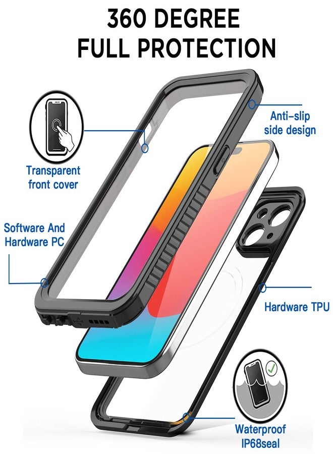 ايه اي كيس جراب AICase المقاوم للماء لهاتف iPhone 15 Plus (6.7 بوصة)، مقاوم للثلج والغبار والصدمات، حاصل على شهادة IP68 لحماية كاملة للجسم، غطاء واقٍ محكم الإغلاق تحت الماء لهاتف iPhone 15 Plus (6.7 بوصة). - Image 5