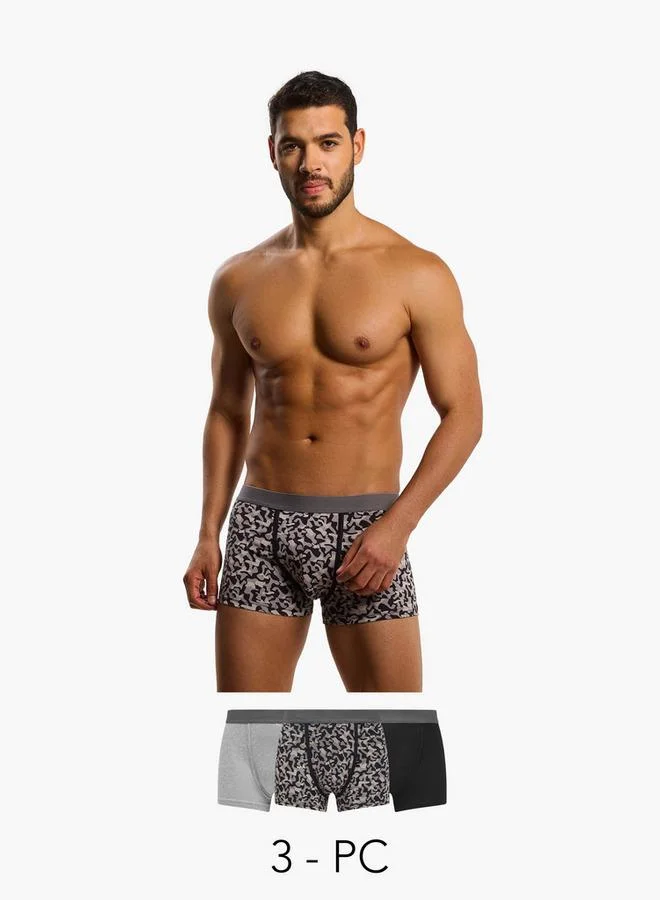 Splash FAV Men Assorted Hipster Trunks - Pack of 3
