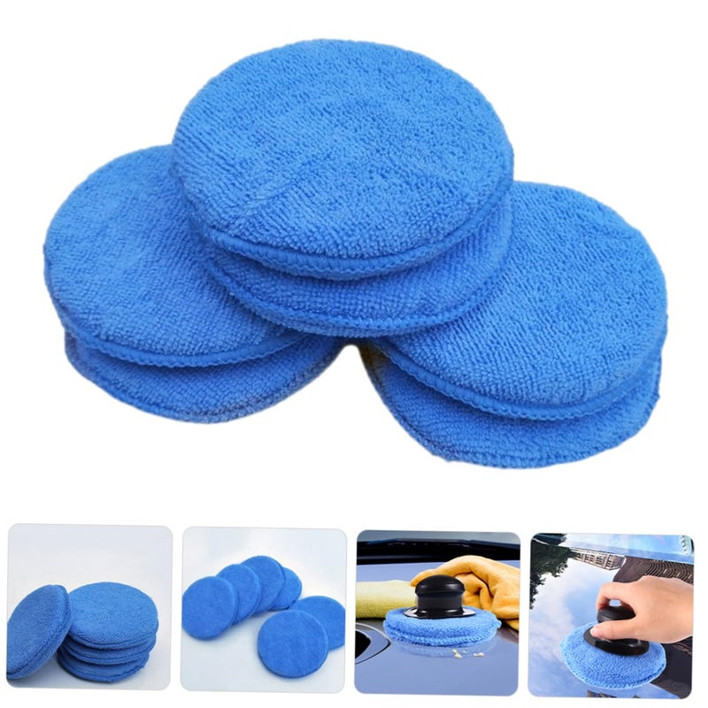 6 Pack Wax Applicator Pads Car Polishing Sponge Buffer for Detailing Furniture - Image 5