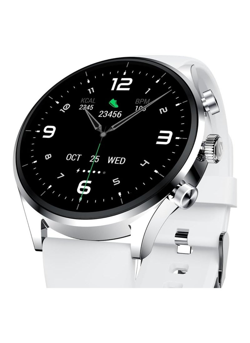 BLACK SHARK - Black Shark S1 Classic Smartwatch With 1.43 Display, 12 Days Battery Life, Gaming Health Monitoring, Sports & Fitness Modes & Water Resistant - Silver - Image 1