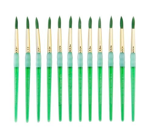 Royal Brush Big Kids Choice Paint Brush, Round, Size 8, Pack of 12 - 1300673 - Image 2