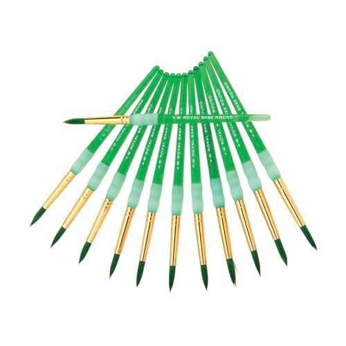 Royal Brush Big Kids Choice Paint Brush, Round, Size 8, Pack of 12 - 1300673 - Image 1