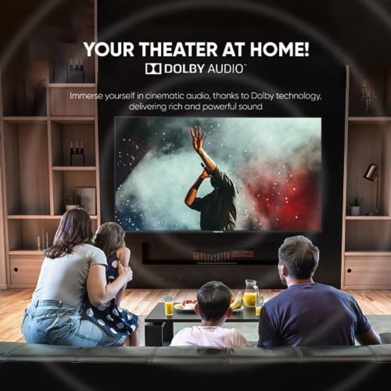 تلفزيون ذكي UHD LED WebOS مقاس 85 بوصة للترفيه المنزلي، وإطار معدني مطلي بالبلاتين، وشاشة سينمائية بدقة 4K Ultra HDR مع صوت Dolby والتحكم الصوتي - Image 5