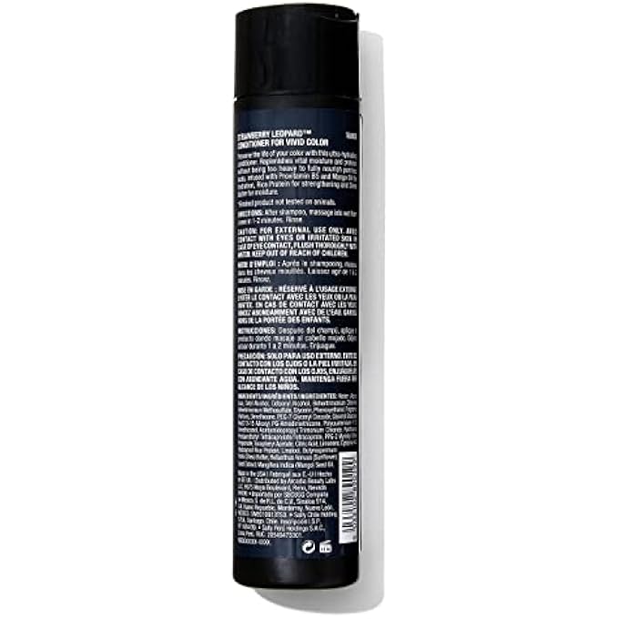 Strawberry Leopard CONDITIONER FOR VIVID COLOR, REPAIRS AND REJUVENATES ALL HAIR TYPES & TEXTURES, VEGAN, GLUTEN, CRUELTY-FREE, 10.5 FL. OZ. - Image 3