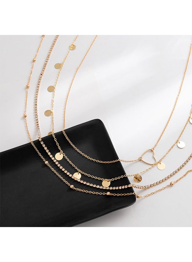 Waist Chain Overlay Metal Chain ,Body Chain ,Peach Heart Sequin、 Claw Chain、 Water Diamond、 Multi layer Waist Chain - Image 3