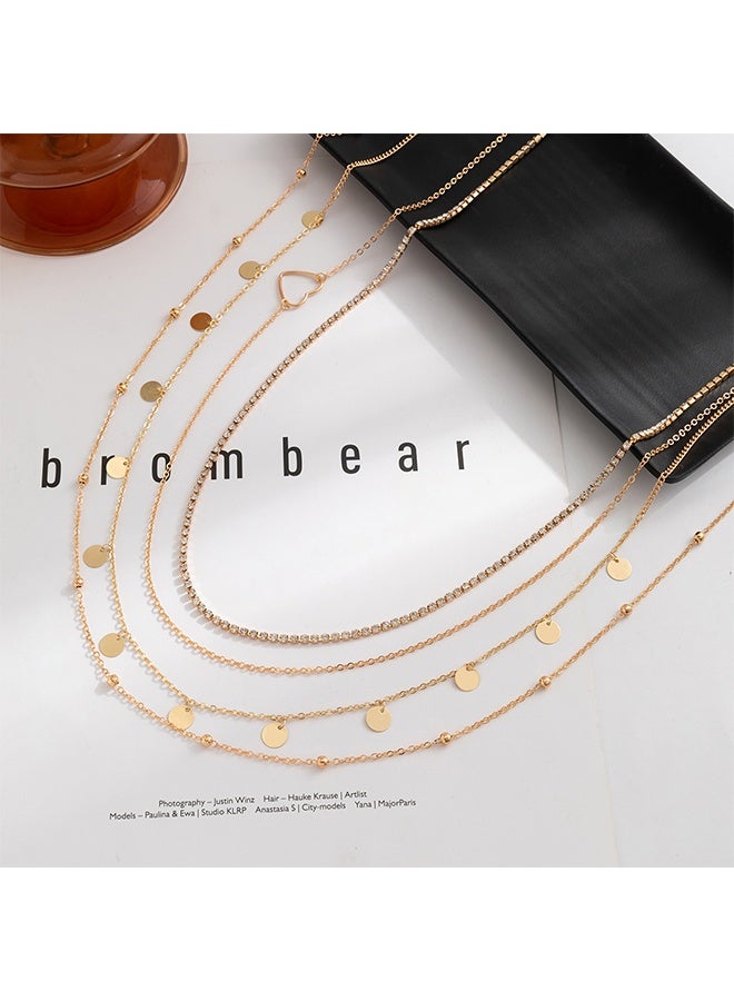 Waist Chain Overlay Metal Chain ,Body Chain ,Peach Heart Sequin、 Claw Chain、 Water Diamond、 Multi layer Waist Chain - Image 4