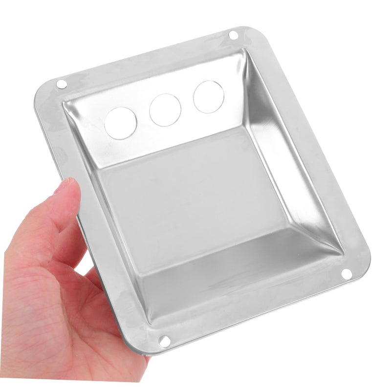 Outdoor Metal Ashtray Trash Can Multifunctional Butt Holder Weatherproof For Patio Garden - Image 5
