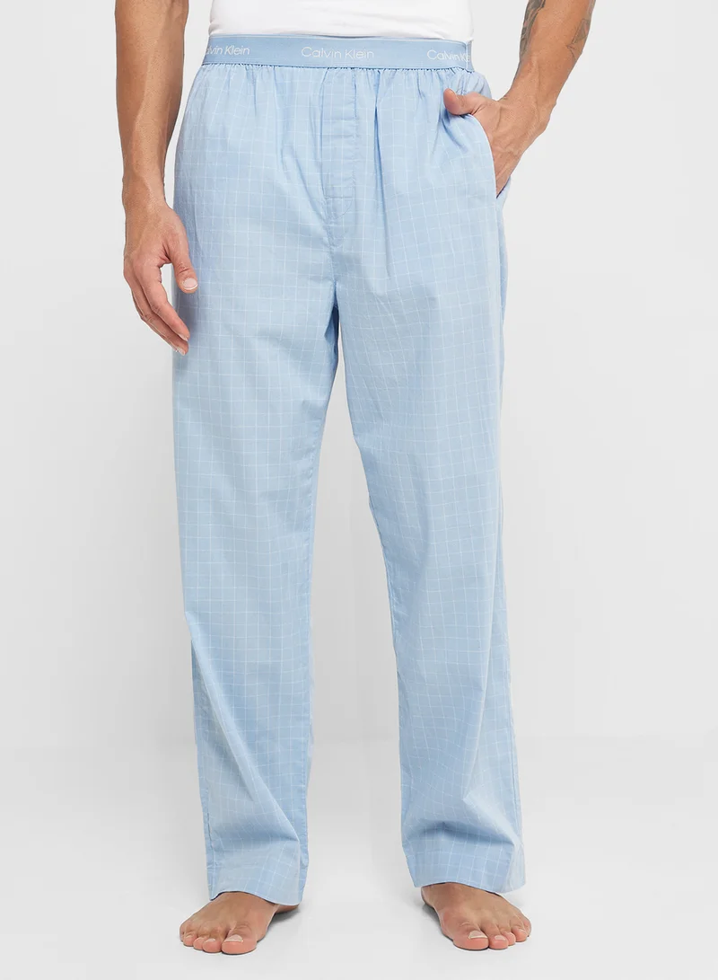 CALVIN KLEIN Cotton Poplin Sleep Pants