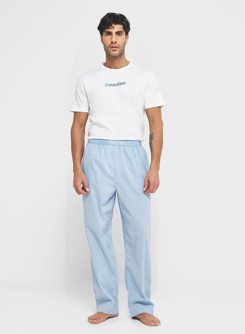 كالفن كلاين Cotton Poplin Sleep Pants