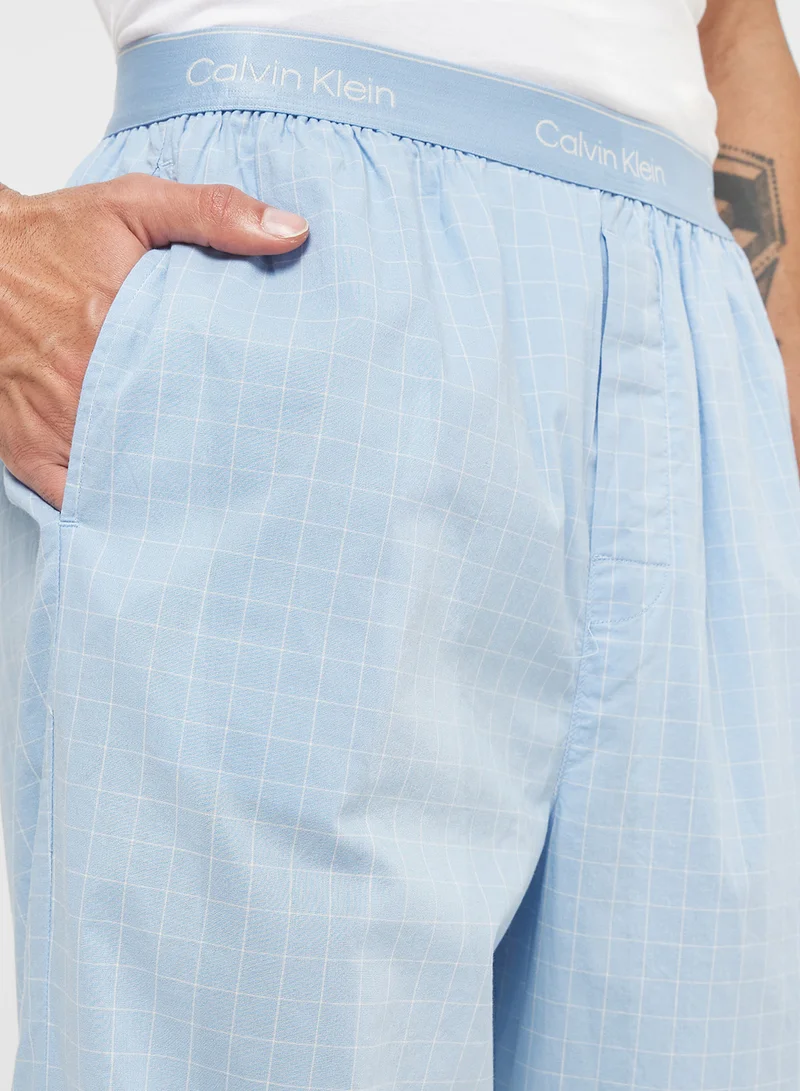 كالفن كلاين Cotton Poplin Sleep Pants