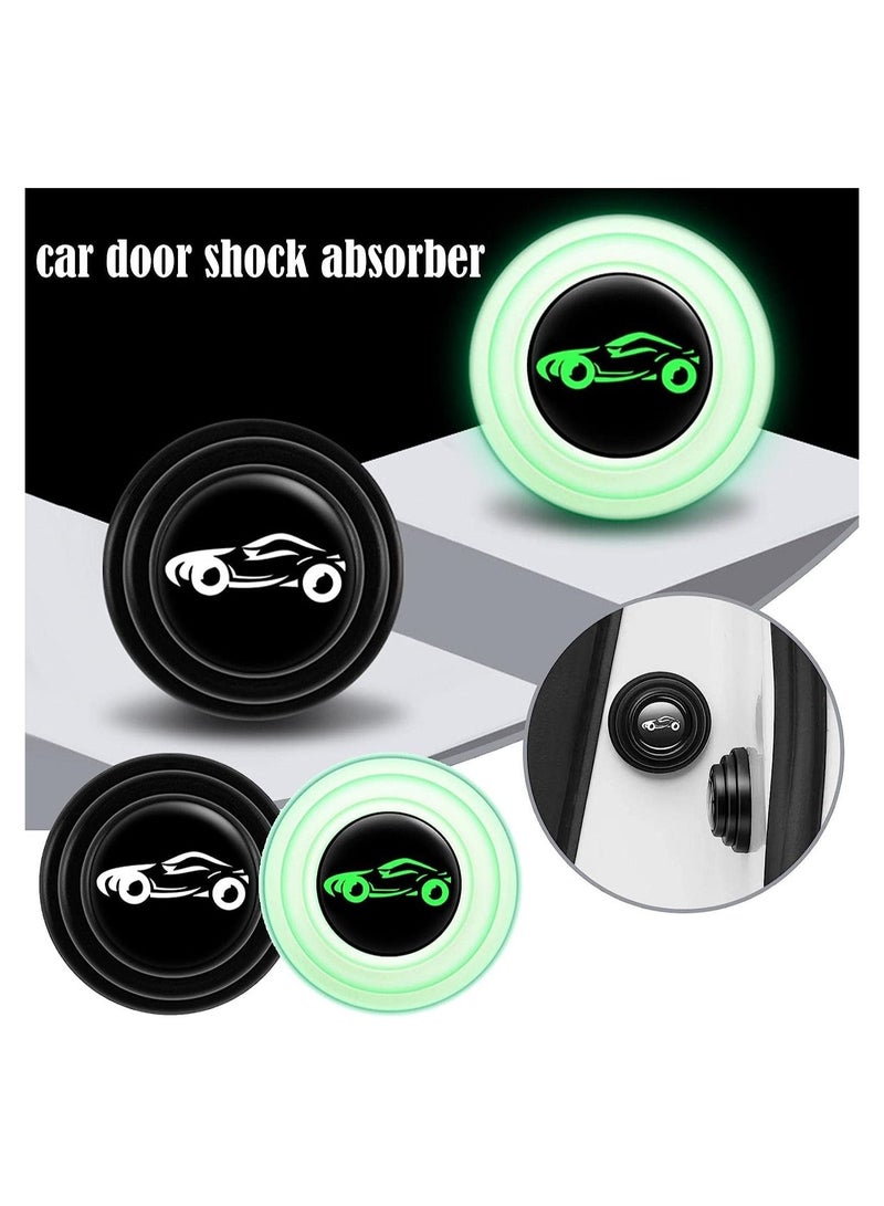 SYOSI Car Door Shock Absorber Anti 30PCS Collision Gasket Silicone Luminous Sound Insulation and Shock - Image 3