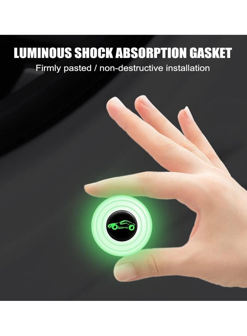 SYOSI Car Door Shock Absorber Anti 30PCS Collision Gasket Silicone Luminous Sound Insulation and Shock - Image 4