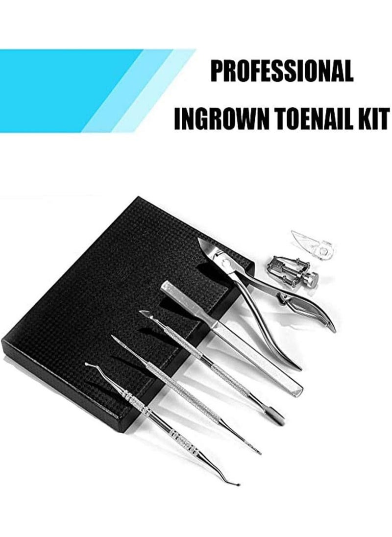 NQOOH - Professional Stainless Steel Nail Clipper Set for Ingrown Toenails and Thick Fingers, Manicure and Pedicure Tools - Image 1