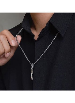 Casual Stylish Spiral Pendant Necklace Cool Sweater Chain for Men and Women Silver - pzsku/ZA77AF2699E2E342A1927Z/45/_/1687934590/20b16a4f-fbe3-4e5c-b221-6c267bac3569