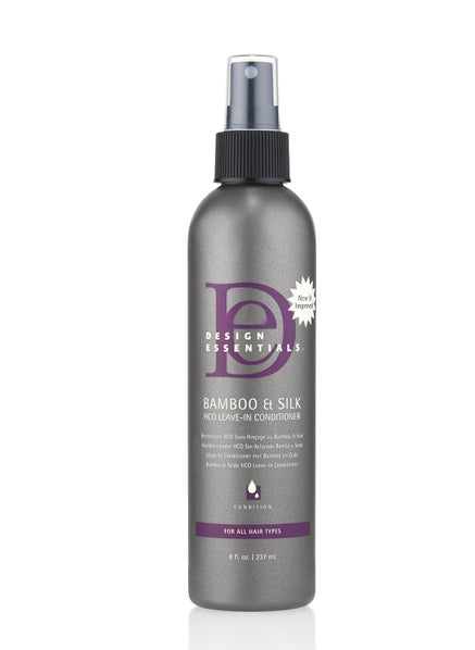 Design Essentials Natural Bamboo & Silk HCO Strengthening Leave-In Conditioner For All Hair Types - 8 Oz