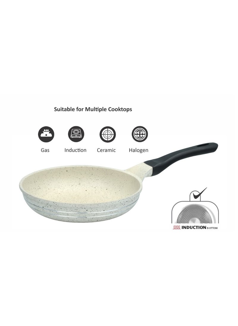 SONEX - 24cm Mac Frying Pan – Premium Marble Coating with Soft Handle - Image 1