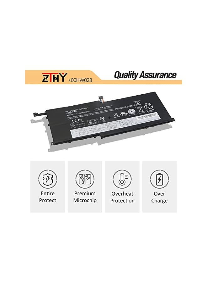ZTHY 00Hw028 00Hw029 Laptop Battery For Lenovo Thinkpad X1 Carbon 2016 Thinkpad X1 Carbon 4Th 01Av457 01Av441 01Av439 Sb10F46467 01Av409 01Av410 00Hw029 01Av458 01Av444 01Av438 01Av440 15.2V 52Wh - Image 4