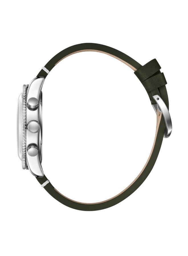 Lee Cooper ساعة متعددة الوظائف للرجال من الجلد LC08260.675 - 42 مم - Image 3