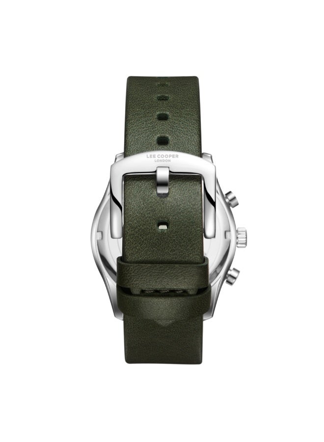 Lee Cooper ساعة متعددة الوظائف للرجال من الجلد LC08260.675 - 42 مم - Image 4