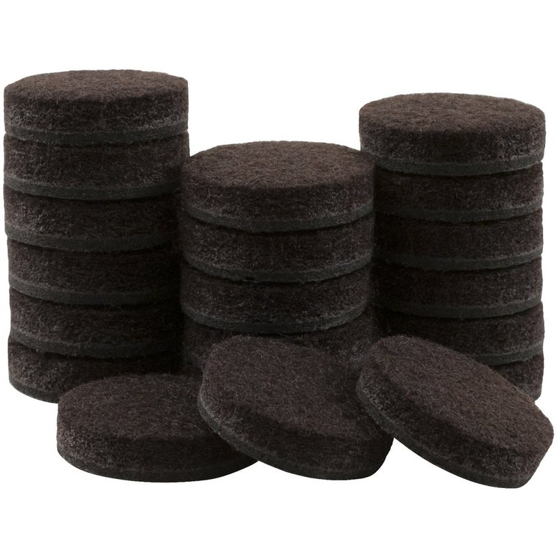 SOFTTOUCH 4728595N Heavy Duty Felt Furniture Pads 34 InchProtect Hardwood Floors from Scratches Brown 20 Pack 20 Count