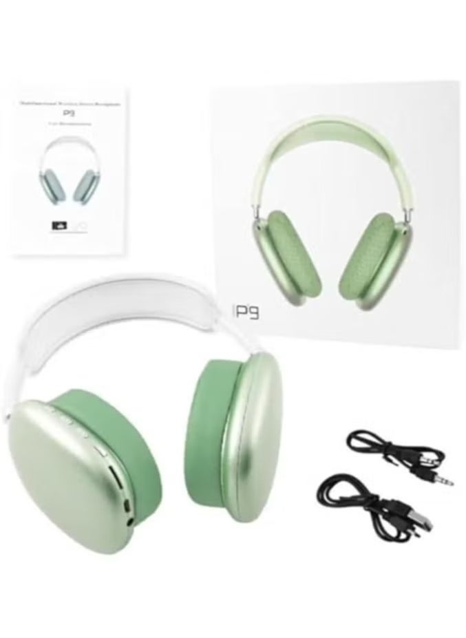 ELTRAZONE - Premium P9 Over-Ear Wireless Bluetooth Headphones – Noise Cancelling, Hi-Fi Stereo Sound, Sport Headset with Built-In Microphone, Compatible with All Phones for Enhanced Music & Calls - Image 1