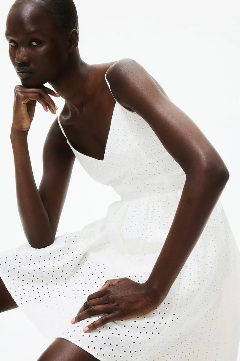 H&M Broderie anglaise strappy dress