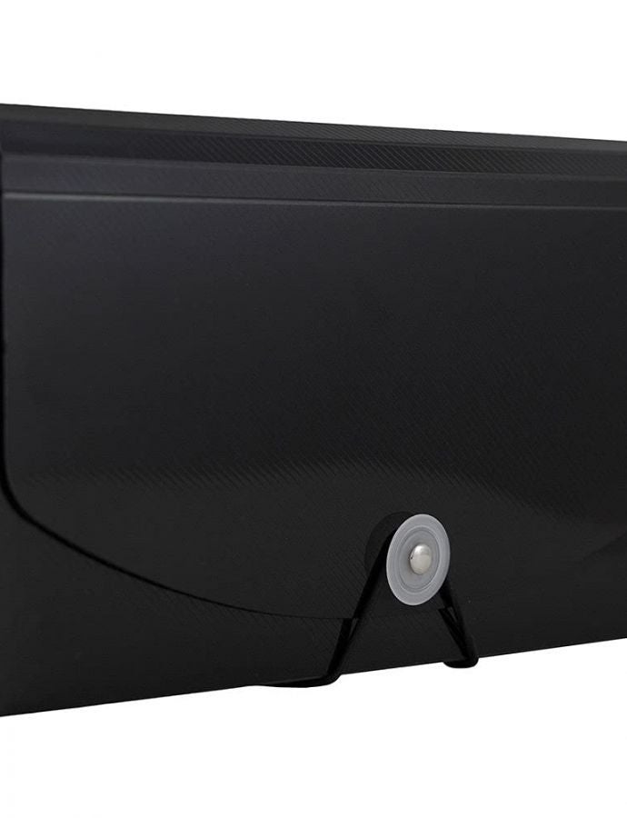 JAM PAPER Accordion Folders - 13 Pocket Plastic Expanding File - Check Size - 5 x 10 1/2 - Black - Sold Individually - Image 2