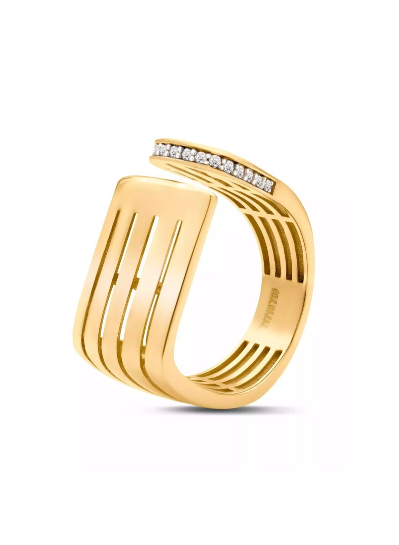 Ruby Art Gold 18K Pure Gold Ring for women - 5.27 Gram - Image 1