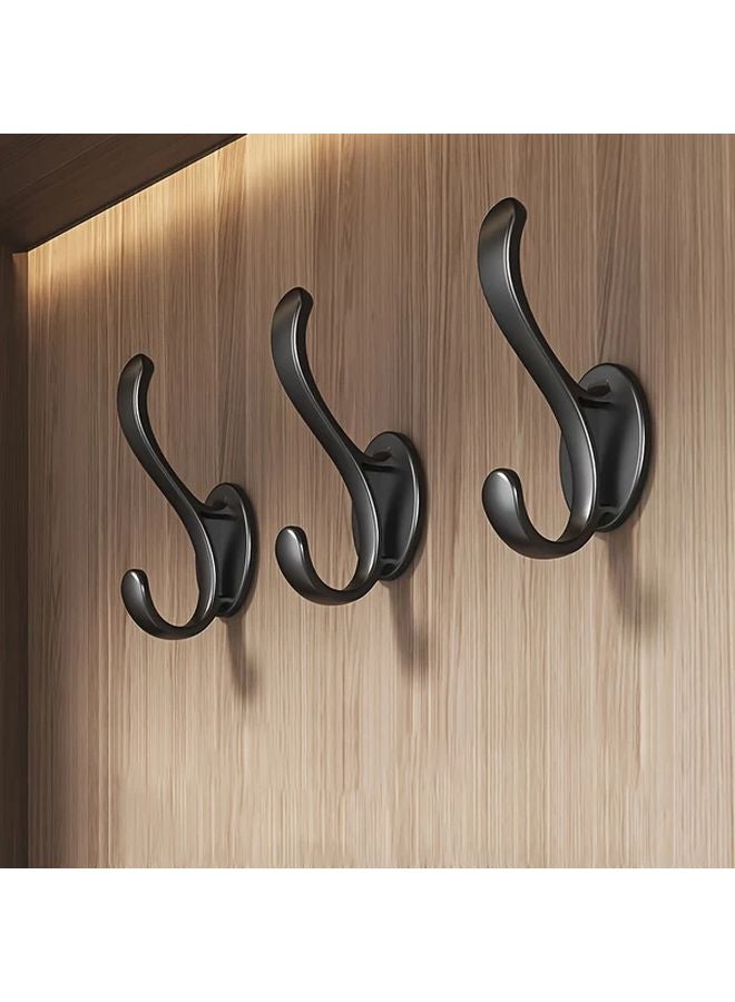 5 قطع من خطاطيف الحائط البيضاء بدون تركيب بالحفر، منظف يوفر المساحة للمنزل والمكتب - Image 5