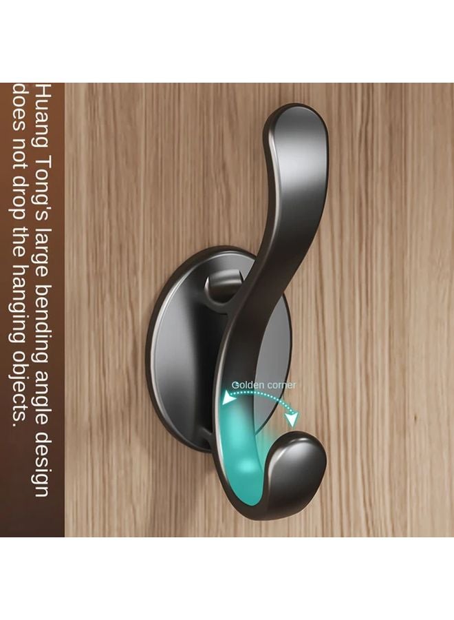 5 قطع من خطاطيف الحائط البيضاء بدون تركيب بالحفر، منظف يوفر المساحة للمنزل والمكتب - Image 3