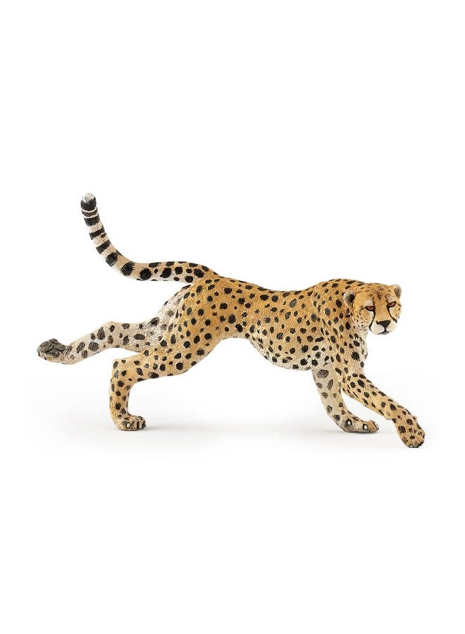 Papo Papo - Running Cheetah Figurine - Hand-Painted Wildlife Predator for Kids Age 3+ - 12.5 x 3.5 x 6.8 cm - Fastest Land Animal Toy - La Vie Sauvage Collection - 50238 - Image 1