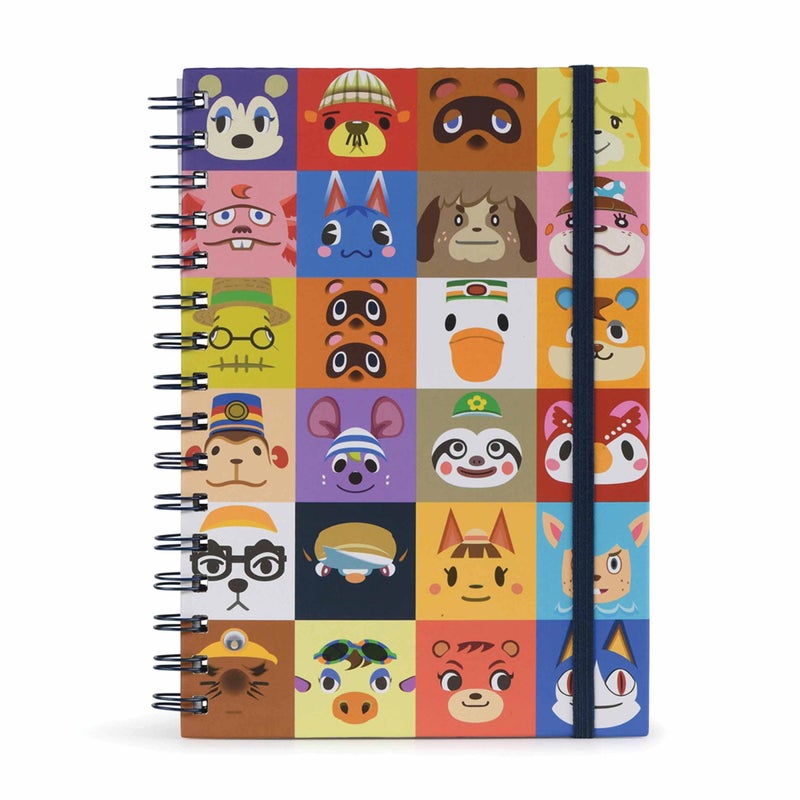 Animal Crossing Villager Square A5 Wiro Hardback Journal Notebook Note Pad
