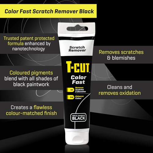 T-Cut Black Scratch Remover, Color Fast Car Wax Polish Color Enhancer, 5.3 Oz - Image 3