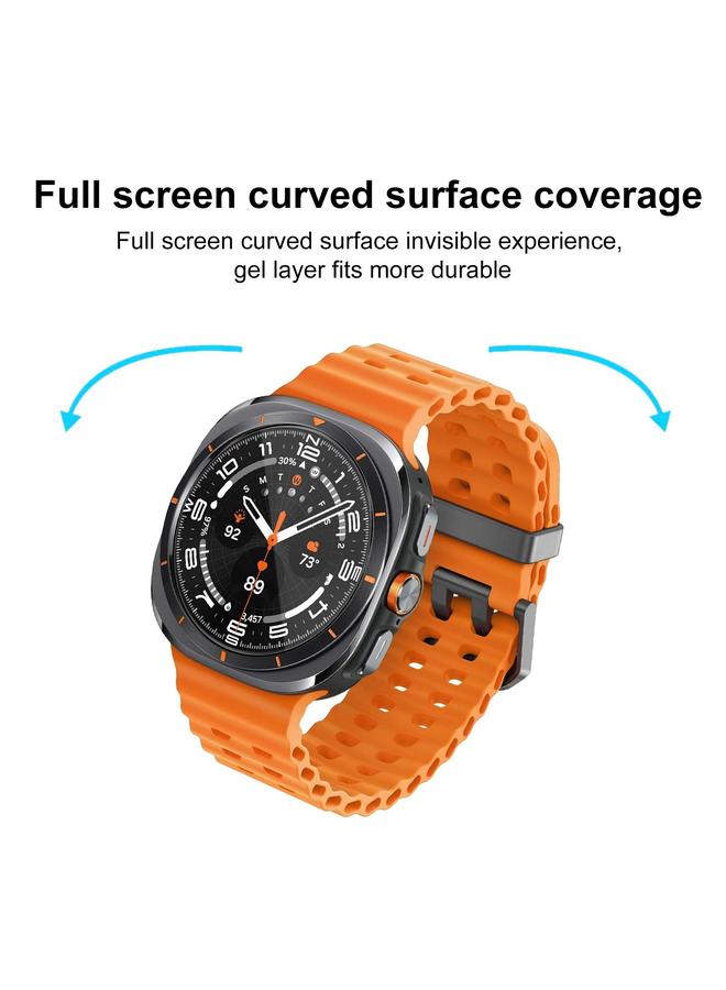 erorex For Samsung Galaxy Watch Ultra / Ultra 2025 2Pcs Curved 3D Composite Material Soft Film Screen Protector - Image 3