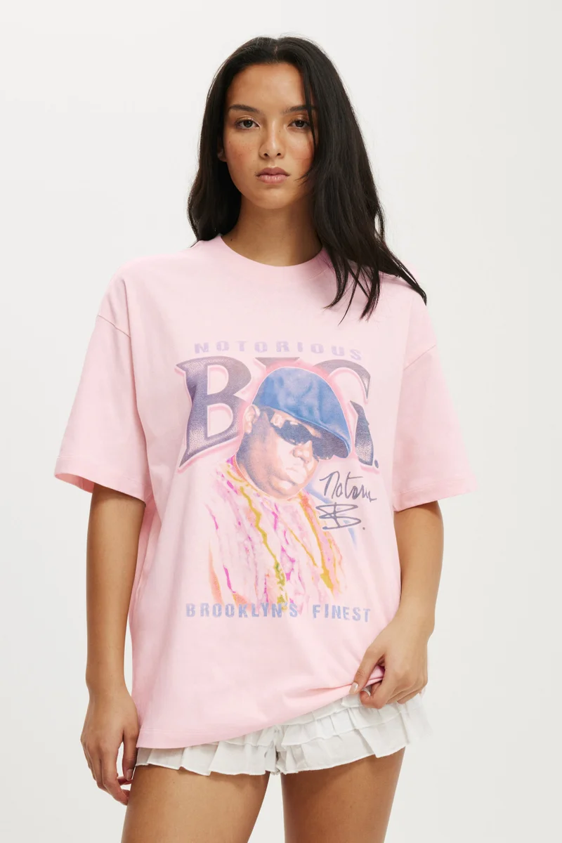 Cotton On The Lcn Music Boxy Graphic Tee