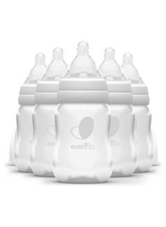 evenflo Evenflo Feeding Premium Proflo Venting Balance Plus Standard Neck Baby, Newborn and Infant Bottles - Developed by Pediatric Feeding Specialists - 4 Ounce (Pack of 6)  - Image 1