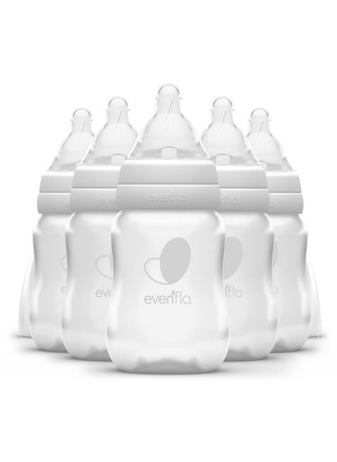 Evenflo Feeding Premium Proflo Venting Balance Plus Standard Neck Baby, Newborn and Infant Bottles - Developed by Pediatric Feeding Specialists - 4 Ounce (Pack of 6)