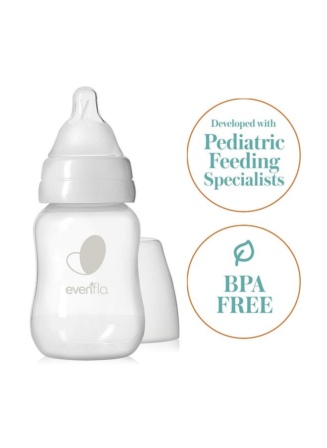 إيفن فلو زجاجات الرضاعة Evenflo Feeding Premium Proflo Venting Balance Plus Standard Neck للأطفال والرضع والمواليد الجدد - تم تطويرها بواسطة متخصصين في تغذية الأطفال - 4 أونصة (عبوة من 6 قطع)  - Image 3