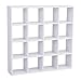 Yiphates 112 Scale Dollhouse Miniature White Wooden 16 Grid Storage Rack Shelf Exquisite Doll House Furniture Decor Organizer for Mini Figurines Cosmetics Sundries DIY Scene Layout - Image 4