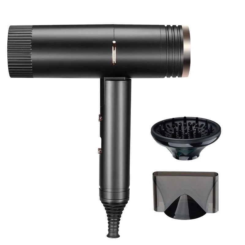 Y&D Powerful Ionic Hair Dryer for Fast Drying, Lightweight Foldable Hair Blower with 3 Settings - Image 2