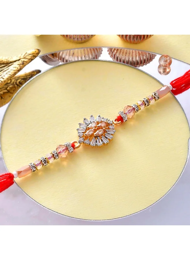 VOYLLA Men'S Bejewelled Thread Rakhi