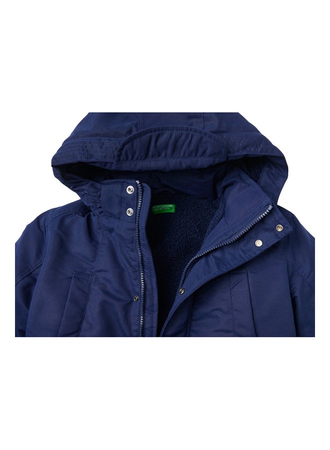 Benetton باركا مبطنة مع جيوب  - Image 2