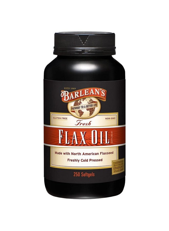 BARLEAN'S Flaxseed Oil Softgels Coldpressed Flax Seed Supplement With 1650 Mg Ala Omega3 Fatty Acids For Joint & Heart Health 1000Mg 250 Ct - Image 2