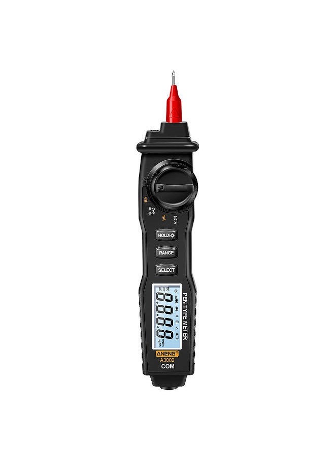 ANENG - ANENG A3002 Pen Multimeter 4000 Counts Digital Multimeter Pen Non-contact Handheld Tester AC/DC Voltage / Diode / Continuity Testing Tool with Backlight Flashlight - Image 1