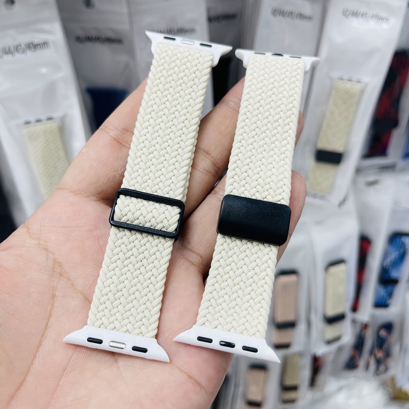 Cowboy Colorful Nylon Woven Magnetic Buckle Strap For Apple Watch 42mm 41mm - Image 4